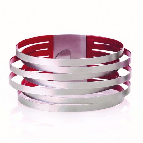Armband Stripes roze rood